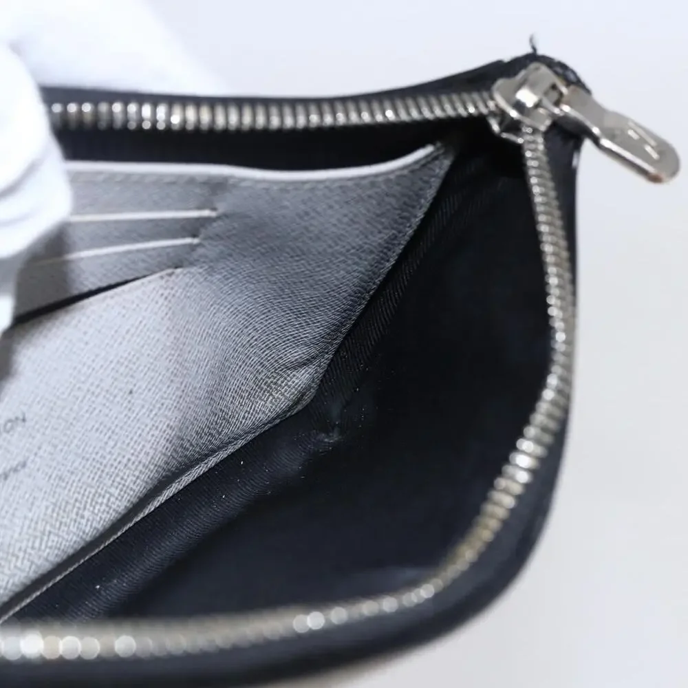 Louis Vuitton Monogram Taigarama Pochette Discovery PM Gray Clutch Bag